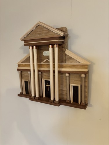 Wood sculpture wall art - wood, by