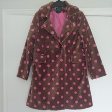 Mini Boden Girls Velvet Coat,Age 7-8,GC