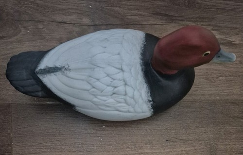 Vintage solid clay duck - vintage,