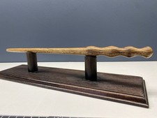 Handmade Wooden Wand – Custom Carved, Unique Wizard Witch Wand Magic 34cm