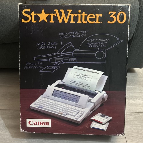 Canon starwriter word - 30,