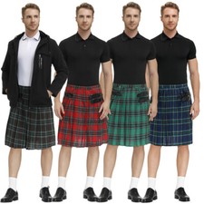 Mens Scottish Tartan Kilts