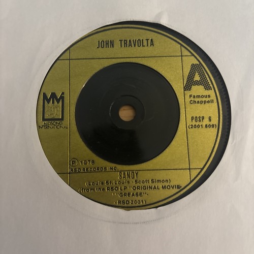 John travolta sandy vinyl - john,