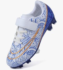 GRESKY Kids Football Boots Boys Girls Football Cleats Turf Trainers AthleticsB17