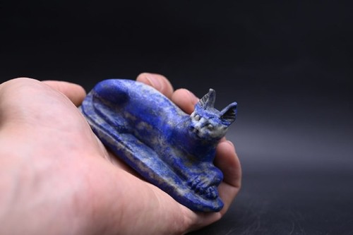 Bastet egyptian statue lapis - bastet,