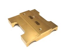 Used Gold Engine Mount 150X135mm (32mm Tube) (Drilled 115mm) Go Kart Racing