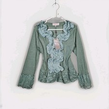 Victorian Blouse Sage Green