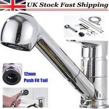 Caravan Mixer Tap Pull Out Shower Handset Fits 12mm John Guest / Whale Tail Kit