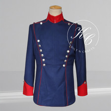 Napoleonic German Imperial Officer Tunic Wool Military Reenactment Coat Custom