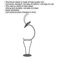 Deer Shape Wrought Iron Plant