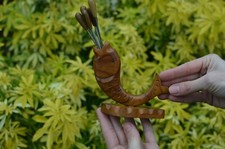 Set of 6 Vintage Cocktail Forks with Stand