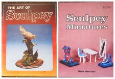 Set Of 2 Art Books-The Art Of Sculpey & Sculpey Miniatures