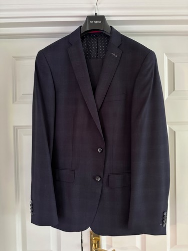 Mens micro patterned suit - mens, by