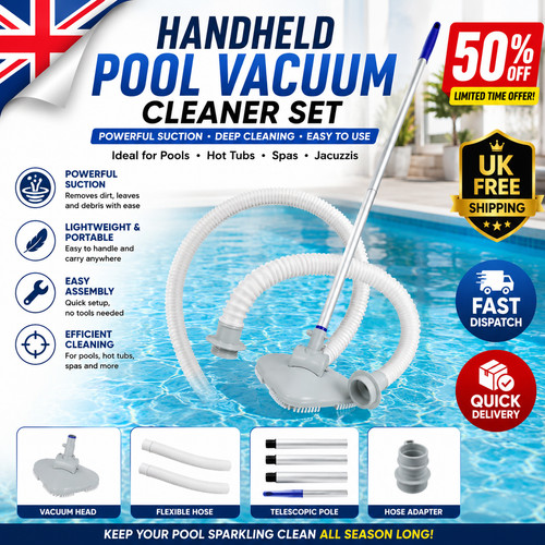 Handheld pool vacuum cleaner - pool,