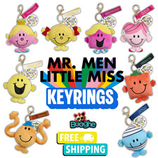 Mr. Men & Little Miss Keyrings - Cute Collectible Bag Charms 