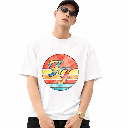 Foo fighters retro sun graphic - sun,