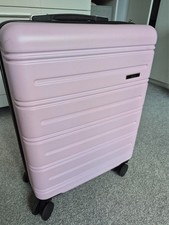 Rock Lisbon Powder Pink Cabin Case Small 8 Wheel Hard Shell Luggage *REDUCED*