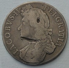 1688 King James II Silver