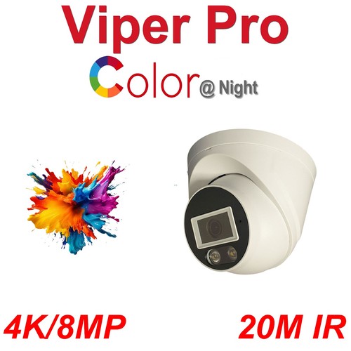 8mp viper pro - 4k, cctv
