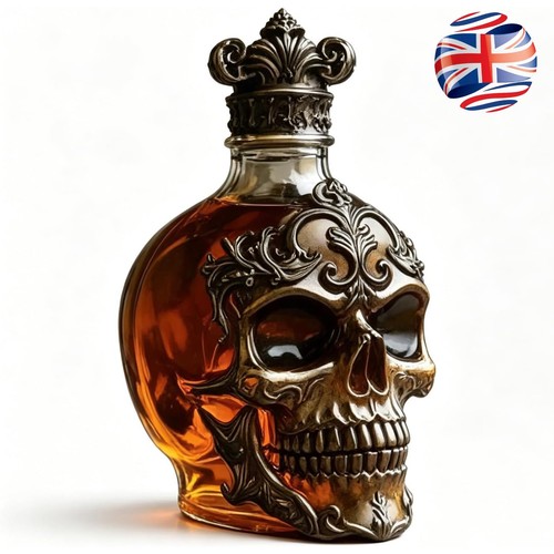 Baroque skull head glass vodka - baroque,