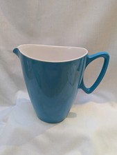 Vintage 1960s Gaydon Melmex Jug - Blue with White Interior Retro Kitchenalia
