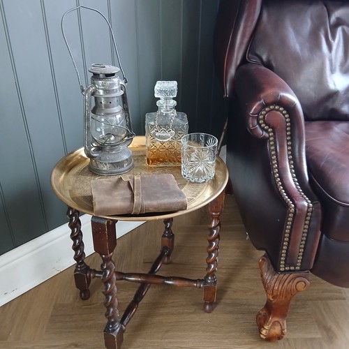Vintage barley twist wooden - barley,