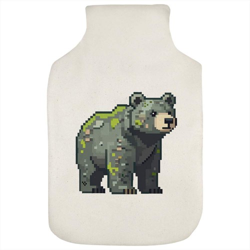 Mossy stone bear hot water - stone, bear'
