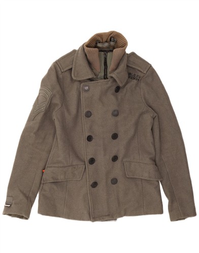 Superdry mens pea coat - mens,