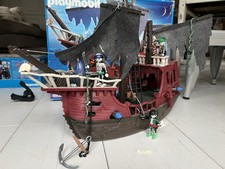Rare Playmobil Ghost Pirate Ship And Crew 4806 Excellent Condition (boxed)