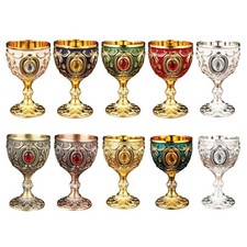 2Pcs 30ml Wine Glasses Vintage