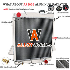 4 Rows Aluminium Radiator For