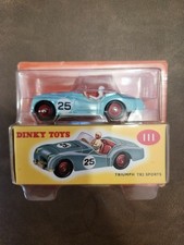 DINKY TOYS DeAGOSTINI TRIUMPH TR2 SPORTS CAR  No111 1:76 OO HO 