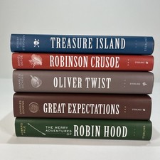 Sterling Classics 5-Book Lot Children's YA Illustrated Hardcovers Collection