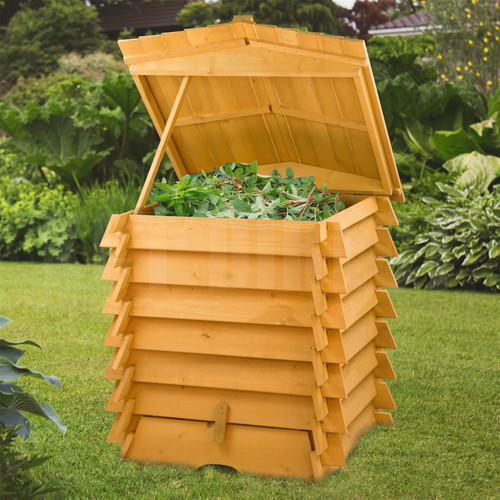Kct wooden beehive compost bin - beehive,