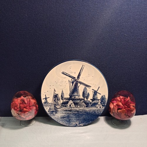 Delft ware wall plate - plate,