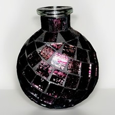 Small Mosaic Vase Purple
