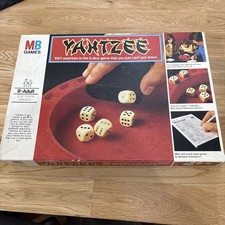 Vintage Yahtzee Dice Game MB