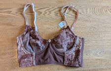 Coffee And Beige Lacy Coloured