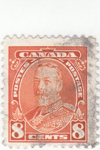 Canada scott 222 8 - 8, cent