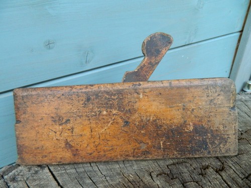 Antique beech wood plane - antique,