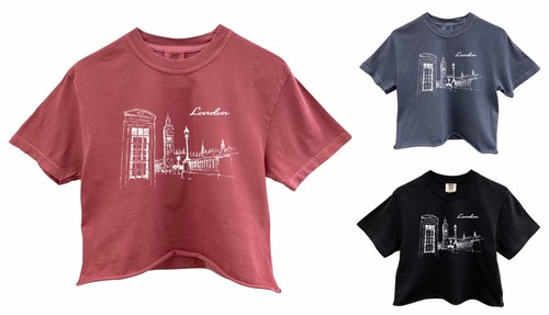 London graphic garment dyed - graphic, garment-dyed