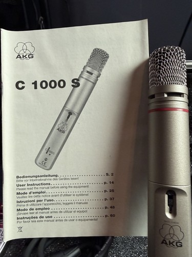Akg c1000s wired - c1000s, condenser