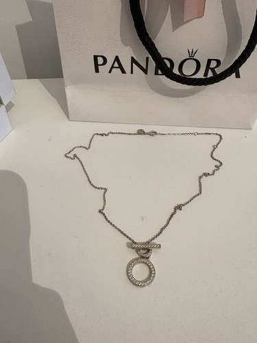 Pandora hoop bar necklace - t-bar,