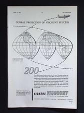 Original 1955 Advert Vickers