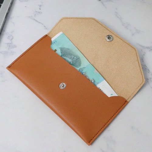 Leather wallet card holder - pu,