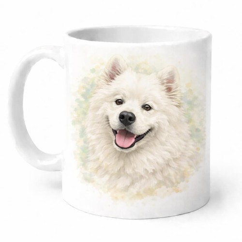 Samoyed ceramic mug brew - brew, crew