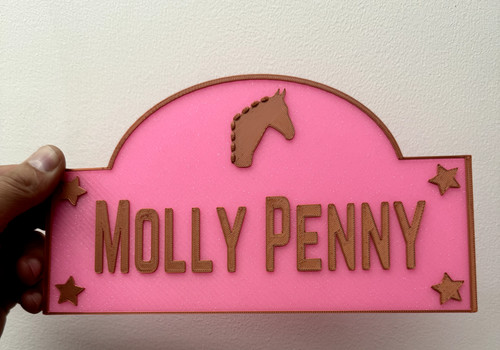 Personalised horse sign name - personalised,