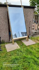 Double glazed mirrored safety glass 800x1600 Greenhouse Lean-to roof Carport