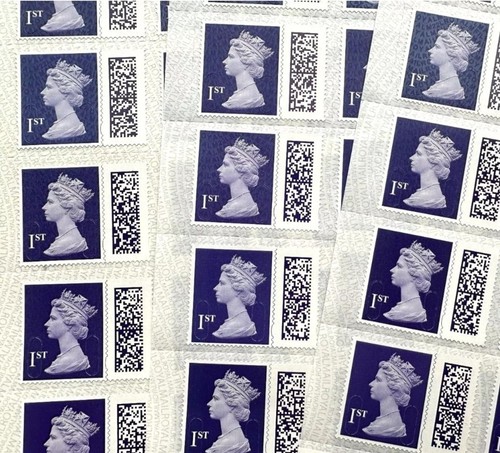 Genuine 1st class barcoded - 25,