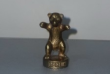 Small Brass Berlin Bear Figurine Brass Bear Statue